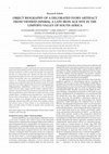 Research paper thumbnail of OBJECT BIOGRAPHY OF A DECORATED IVORY ARTEFACT FROM VRYHEID (MNR04), A LATE IRON AGE SITE IN THE LIMPOPO VALLEY OF SOUTH AFRICA