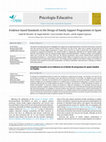 Research paper thumbnail of Evidence-based Standards in the Design of Family Support Programmes in Spain - Isabel M. Bernedo, M. Angels Balsells, Lucía González-Pasarín, and M. Angeles Espinosa