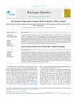 Research paper thumbnail of Are Dyslexic People more Creative? Myth or Reality: A Meta-analysis - Mónica Gutiérrez-Ortega, Maryem Torres-Quesada, Patricia Crespo, Verónica López-Fernández, Noemi Fariña, and Analía Barbón