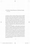 Research paper thumbnail of The Role of Liberal Education in Professional Studies