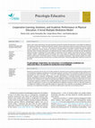 Research paper thumbnail of Cooperative Learning, Emotions, and Academic Performance in Physical Education: A Serial Multiple Mediation Model - Benito León, Javier Fernandez-Rio, Sergio Rivera-Pérez and Damián Iglesias