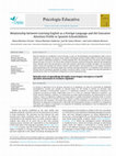 Research paper thumbnail of Relationship between Learning English as a Foreign Language and the Executive Attention Profile in Spanish Schoolchildren - Marta Martínez-Vicente, Vanesa Martínez-Valderrey, José M. Suárez-Riveiro, and Carlos Valiente-Barroso