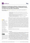 Research paper thumbnail of Sulphurous Crenotherapy Is Effective at Reducing Pain and Disability in Overweight/Obese Patients Affected by Chronic Low Back Pain from Spine Osteoarthritis