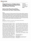 Research paper thumbnail of Multiple Dimensions of Childhood Abuse and Neglect Prospectively Predict Poorer Adult Romantic Functioning