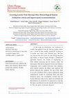 Research paper thumbnail of Learning Lessons from Murzuq-Libya Meteorological Station: Evaluation criteria and improvement recommendations