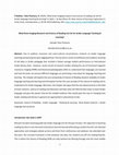 Research paper thumbnail of What Brain Imaging Research and Science of Reading Can Do for Arabic Language Teaching & Learning?