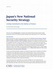 Research paper thumbnail of Japan's New National Security Strategy: Getting Committed to the Defense of Taiwan