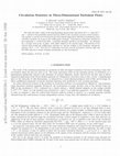 Research paper thumbnail of Circulation statistics in three-dimensional turbulent flows