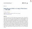 Research paper thumbnail of Noble-Bourgeois Elites in an Age of Revolutions, c. 1790-1850