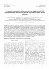 Research paper thumbnail of Fermentation parameters in the rumen of goats supplemented with polyphenol oxidase derived from Gliricidia sepium leaves under in vitro conditions