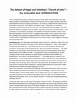 Research paper thumbnail of The Advent of Hegel and Schelling's "Church of John" - Our Unity With God