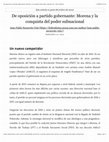 Research paper thumbnail of Artículo de opinión. De oposición a partido gobernante: Morena y la conquista del poder subnacional