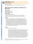 Research paper thumbnail of Marital Quality, Gender, and Markers of Inflammation in the MIDUS Cohort