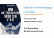 Research paper thumbnail of Edith Stein's Phenomenology of the State