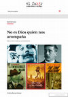 Research paper thumbnail of No es Dios quien nos acompaña