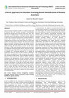 Research paper thumbnail of A Novel Approach for Machine Learning-Based Identification of Human Activities