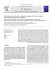 Research paper thumbnail of Novel thermosensitive calcium alginate microspheres: Physico-chemical characterization and delivery properties