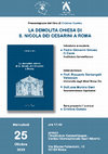 Research paper thumbnail of Presentazione del libro "La demolita chiesa di S. Nicola dei Cesarini a Roma", Edizioni Carmelitane 2023