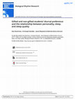 Research paper thumbnail of Gifted and non-gifted students’ diurnal preference and the relationship between personality, sleep, and sleep quality