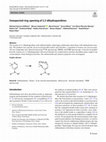 Research paper thumbnail of Unexpected ring-opening of 2,3-dihydropyridines