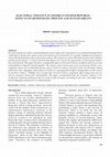 Research paper thumbnail of ELECTORAL VIOLENCE IN NIGERIA'S FOURTH REPUBLIC: EFFECTS ON DEMOCRATIC PROCESS AND SUSTAINABILITY