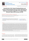 Research paper thumbnail of Identification of the Organic Binding Medium and Fungi on Wall Paintings from the Victory Monument of Augustus in Nicopolis, Using HPLC-FD, Culture Media Methods, Optical Microscopy and SEM