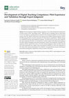 Research paper thumbnail of Development of Digital Teaching Competence: Pilot Experience and Validation through Expert Judgment