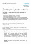 Research paper thumbnail of A Quantitative Analysis of an EEG Epileptic Record Based on MultiresolutionWavelet Coefficients