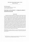 Research paper thumbnail of Zjawisko artnapping'u - wybrane aspekty kryminologiczne