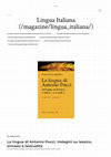 Research paper thumbnail of Mirko Volpi, recensione a Francesca Cupelloni, La lingua di Antonio Pucci in Lingua italiana-Treccani.it