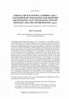 Research paper thumbnail of Feature review of Sarah A. Rich & Peter B. Campbell (Eds.), Contemporary Philosophy for Maritime Archaeology: Flat Ontologies, Oceanic Thought, and the Anthropocene (2022).