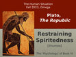 Research paper thumbnail of Restraining Thumos in Plato's Republic IV (slides)