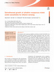 Research paper thumbnail of Solvothermal growth of ultrathin nonporous nickel oxide nanosheets for ethanol sensing