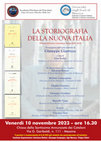 Research paper thumbnail of Presentazione dell'opera postuma di Giuseppe Giarrizzo "La Storiografia della Nuova Italia", a cura di Lina Scalisi (Edizioni di Storia e Letteratura, 2018-2022)