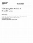 Research paper thumbnail of Traffic safety meta-analysis of reversible lanes