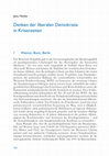 Research paper thumbnail of Liberales Denken in Krisenzeiten der Demokratie, in: Alexander Gallus/Ernst Piper (Hg.), Die Weimarer Republik als Ort der Demokratiegeschichte. Eine kritische Bestandsaufnahme, Bonn 2023, S. 134-153