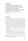 Research paper thumbnail of Climate adaptation governance in cities and regions between hierarchical steering and network cooperation: findings from theoretical considerations and international practice