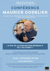 Research paper thumbnail of Conférence de Maurice Godelier (Online) : La fin de la domination mondiale de l'Occident ?