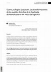 Research paper thumbnail of Guerra, sufragios y caciques. Las transformaciones de los pueblos de indios de la Quebrada de Humahuaca en los inicios del Siglo XIX