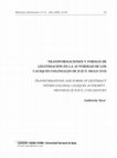 Research paper thumbnail of Transformaciones y formas de legitimación en la autoridad de los caciques coloniales de Jujuy: Siglo XVII