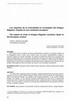 Research paper thumbnail of Los impactos de la criminalidad en sociedades del Antiguo Régimen: España en sus contextos europeos The impact of crime in Antiguo Régimen societies: Spain in the European context