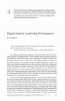 Research paper thumbnail of Digital Student Leadership Development