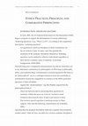 Research paper thumbnail of Ethics: Practices, Principles, and Comparative Perspectives