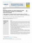 Research paper thumbnail of Osteotomía calcánea con cuña de sustracción dorsal como tratamiento quirúrgico en la tendinopatía insercional de Aquiles