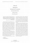 Research paper thumbnail of Segregación. Exclusión de lo femenino