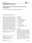 Research paper thumbnail of Experimental Study of Tunis Soft Soil Improved by Deep Mixing Column