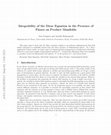 Research paper thumbnail of Integrability of the Dirac Equation in the Presence of Fluxes on Product Manifolds