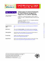 Research paper thumbnail of Enhancement of antiviral immunity by small molecule antagonist of SOCS-1