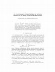 Research paper thumbnail of On Convergence Properties of Tensor Products of Some Operator Sequences