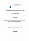 Research paper thumbnail of Traditional Accountants and Business Professionals: Portraying the Accounting Profession after Enron